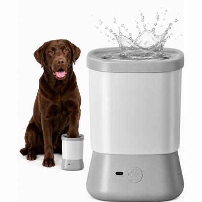 PawSpin™ Paw Cleaner — Automatic Rotary Brush for Dogs