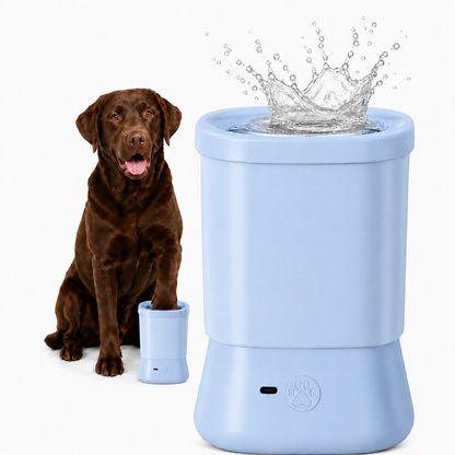 PawSpin™ Paw Cleaner — Automatic Rotary Brush for Dogs