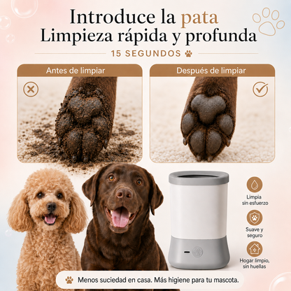 PawSpin™ Paw Cleaner — Automatic Rotary Brush for Dogs