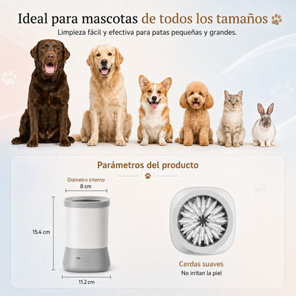 PawSpin™ Paw Cleaner — Automatic Rotary Brush for Dogs