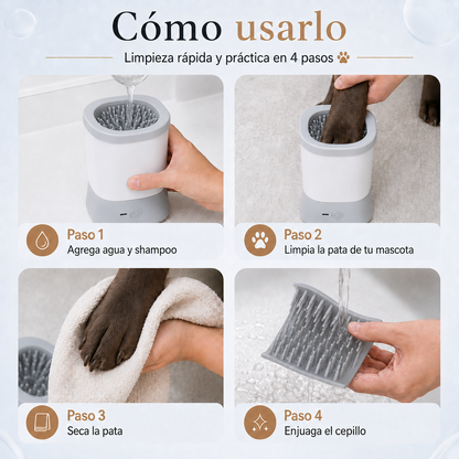 PawSpin™ Paw Cleaner — Automatic Rotary Brush for Dogs